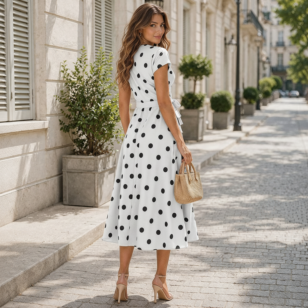 Polka Dot Dress | Versatile Summer Dress | Chic Design