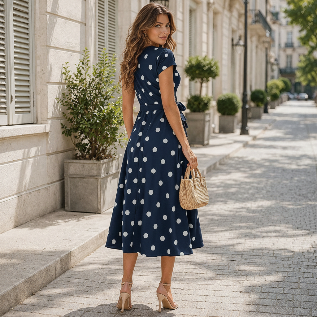 Polka Dot Dress | Versatile Summer Dress | Chic Design