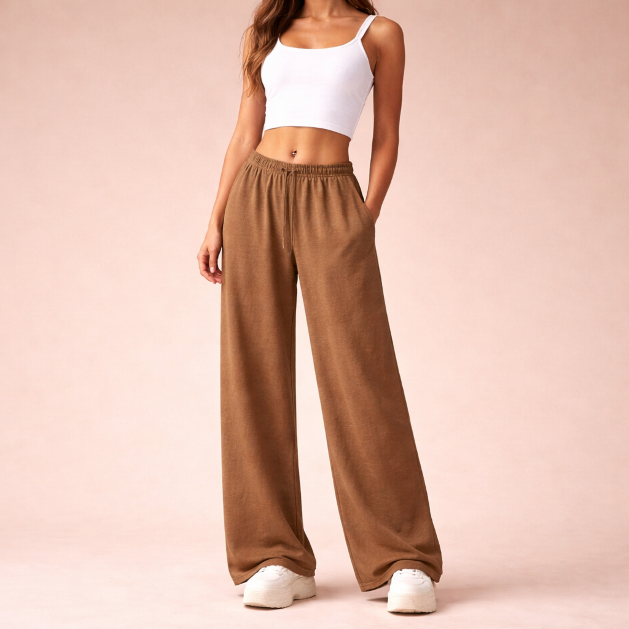 Women's Wide Leg Jogging Pants | Comfortable, Modern Sportchic