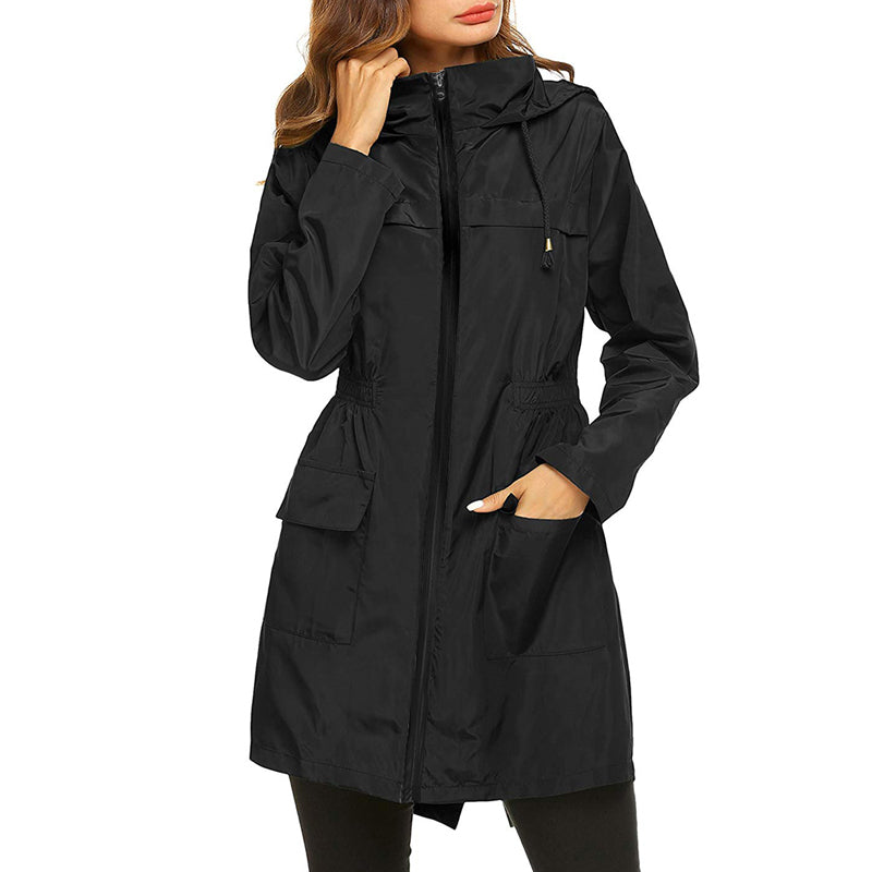 Women's Rain Jacket | Lightweight, Water-Repellent | Tailored Fit