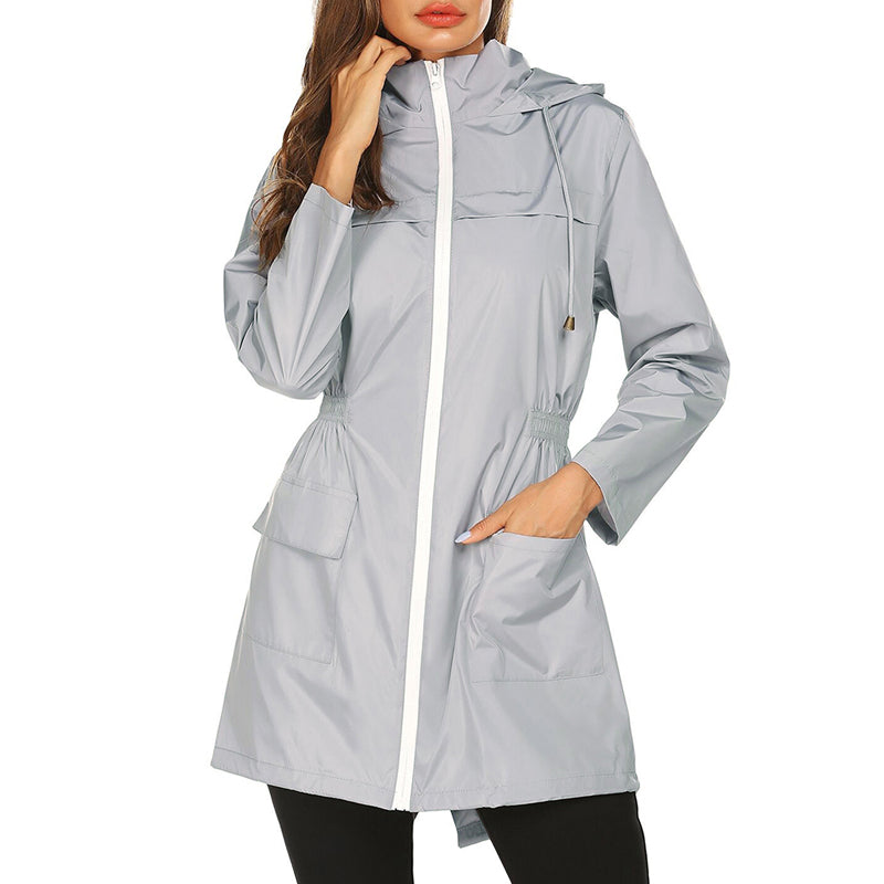 Women's Rain Jacket | Lightweight, Water-Repellent | Tailored Fit