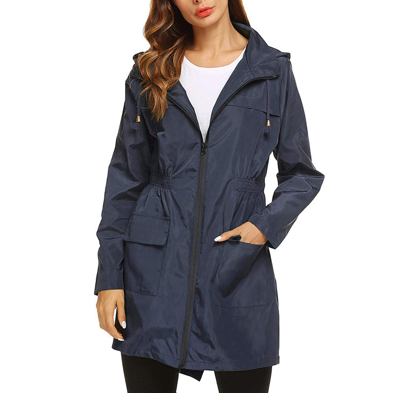 Women's Rain Jacket | Lightweight, Water-Repellent | Tailored Fit