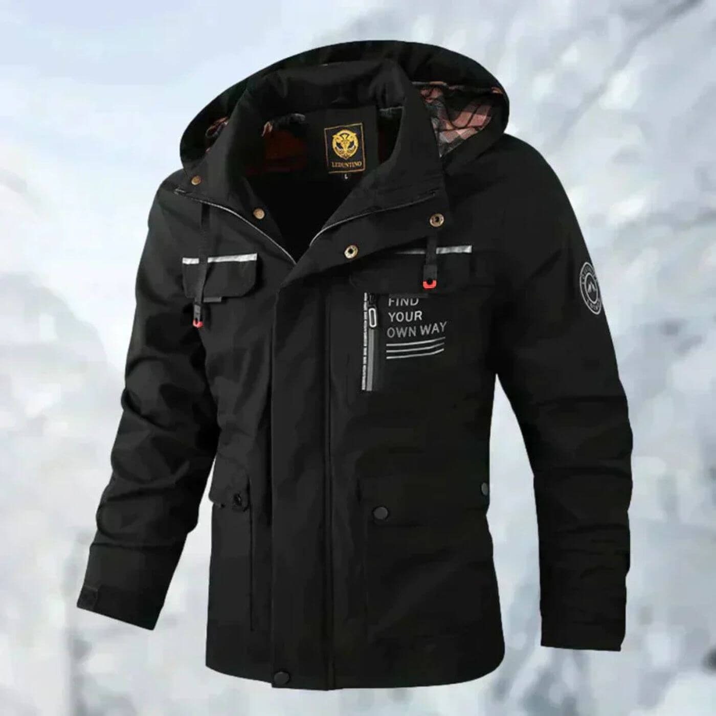 Rain Jacket | Men's Windproof, Winter Waterproof