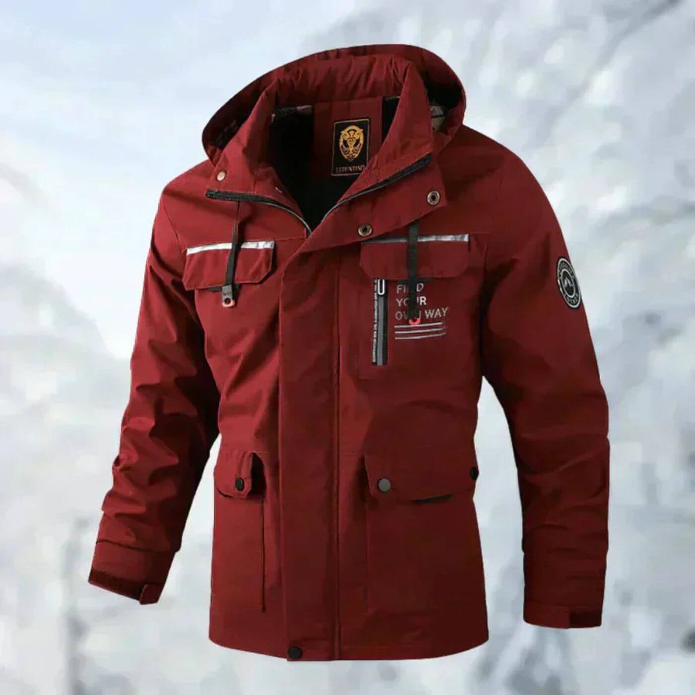 Rain Jacket | Men's Windproof, Winter Waterproof