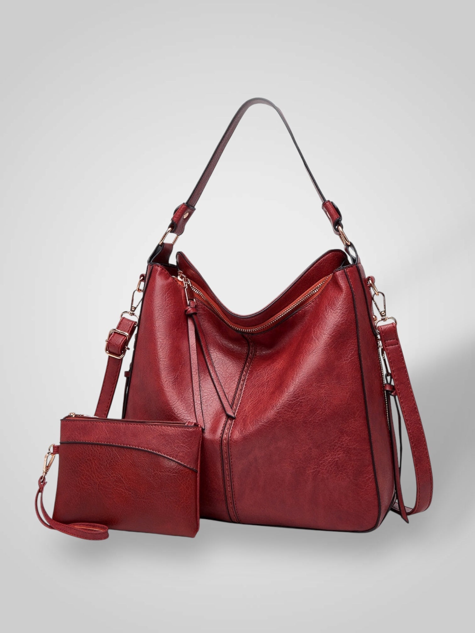Women's Shoulder Bag | Structured Organizer | Multi-Compartment