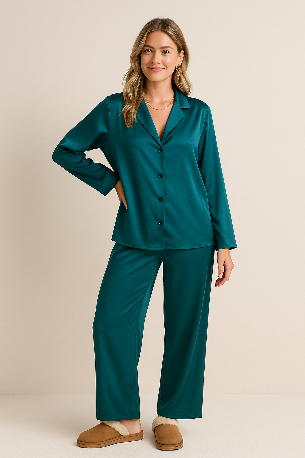 Pyjama set | Women, elegant luxe style | Comfortable sleepwear