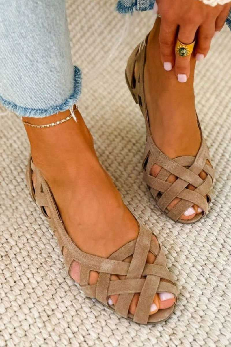 Women's Sandals | Boho Flat, Woven Straps | Orthopedic Support