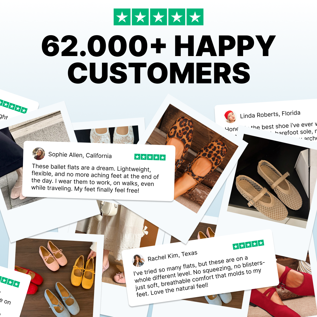 Ballerina Flats | Women's Barefoot Shoes, Supportive Daily Wear