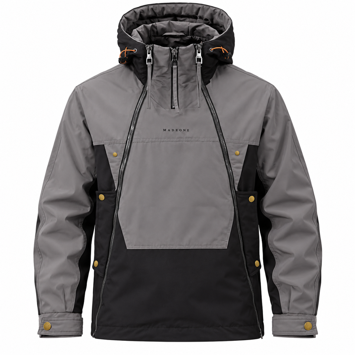 Rain Jacket | Techwear, Water-Resistant, Color Block