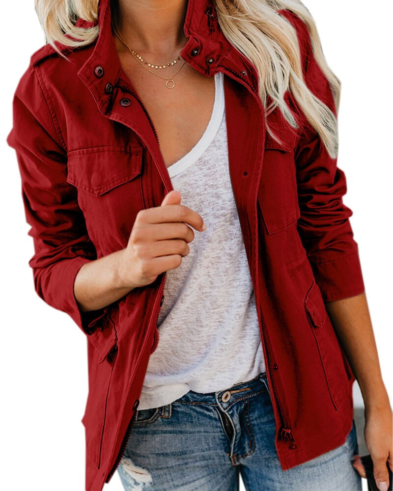 Women's Jacket | Fitted Cut, Hip Length | Spring Autumn