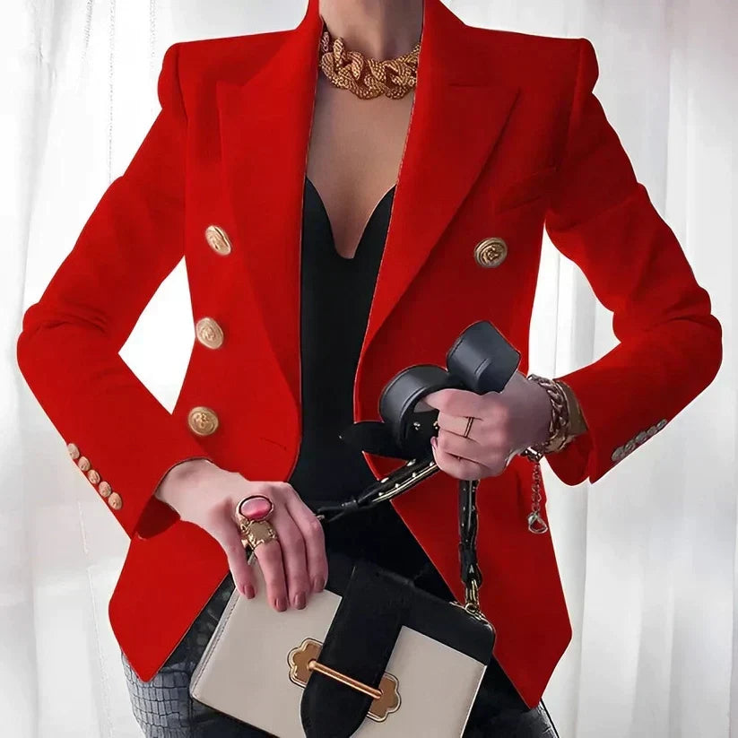 Women's Blazer | Structured Shoulders, Single Breasted