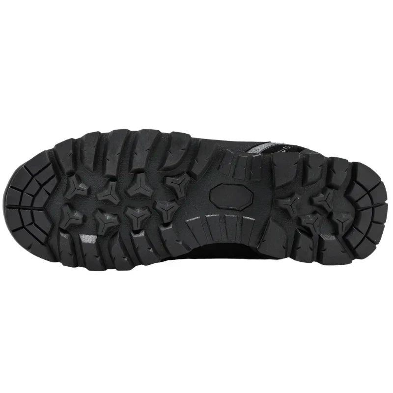 Men's Waterproof Hiking Boots - Lace-Up - Non-Slip Grip
