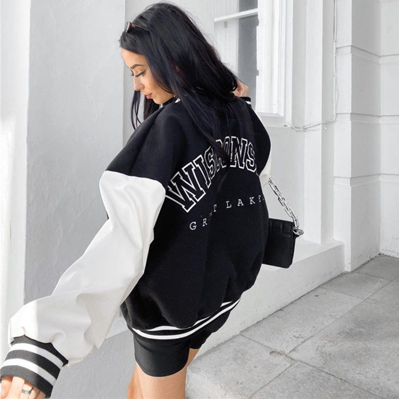 Women's Baseball Jacket | Retro Racing Style, Motorsport Inspired | Varsity Look