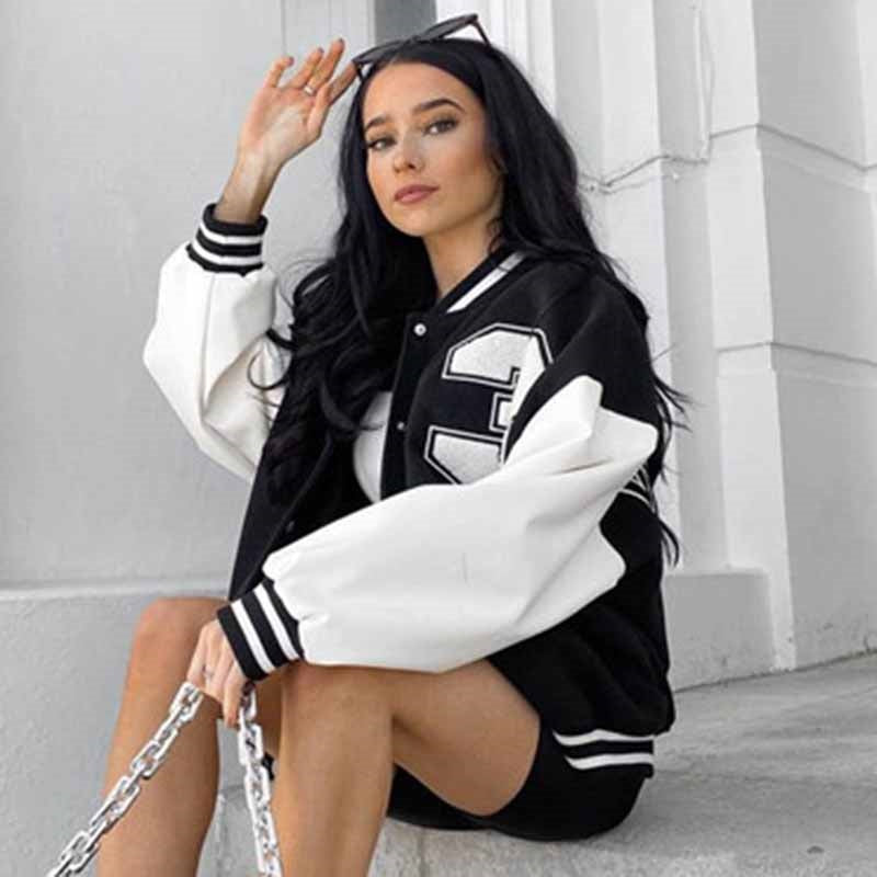 Women's Baseball Jacket | Retro Racing Style, Motorsport Inspired | Varsity Look