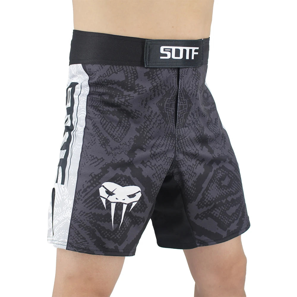 Muay Thai Shorts | Men's, Breathable, Lightweight | Snake Scale Design