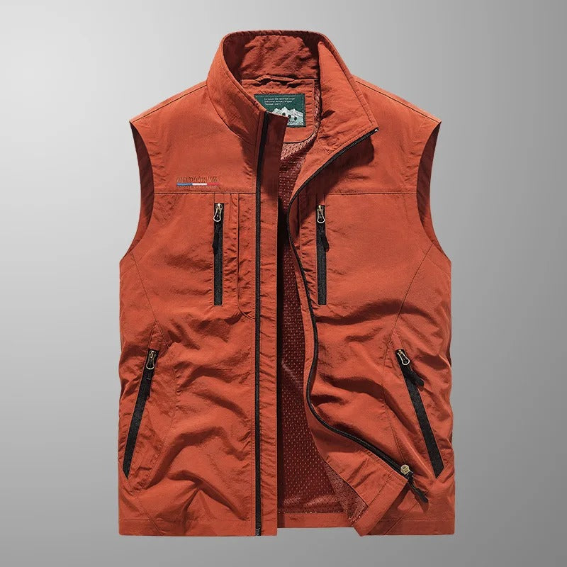 Cargo Gilet | Breathable Sleeveless | Water Resistant
