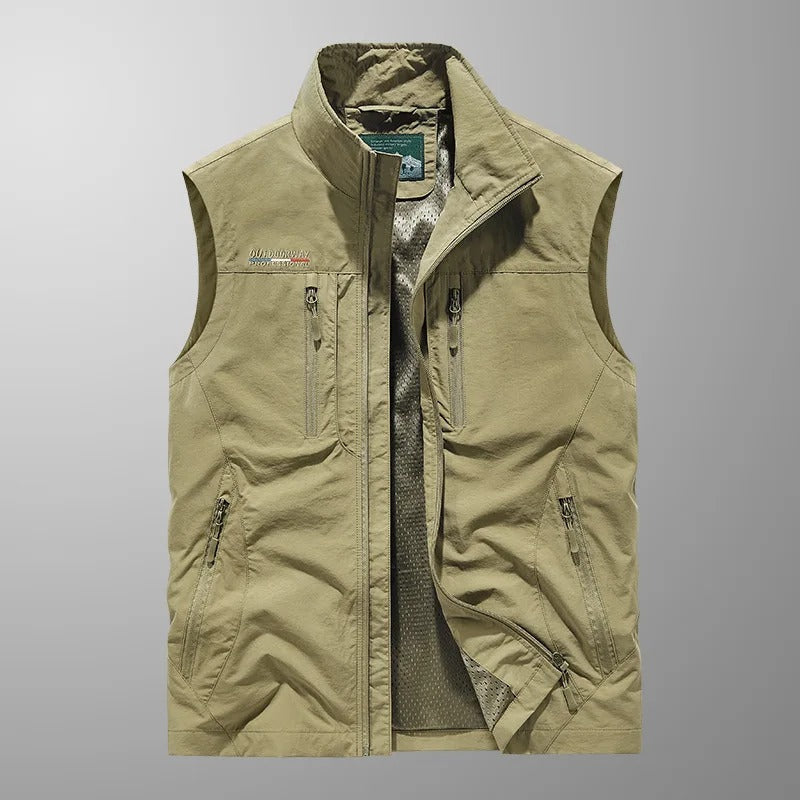 Cargo Gilet | Breathable Sleeveless | Water Resistant