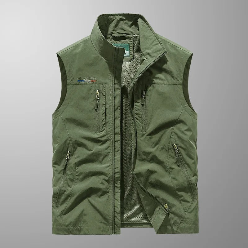 Cargo Gilet | Breathable Sleeveless | Water Resistant