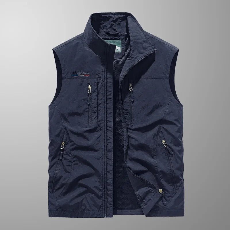Cargo Gilet | Breathable Sleeveless | Water Resistant
