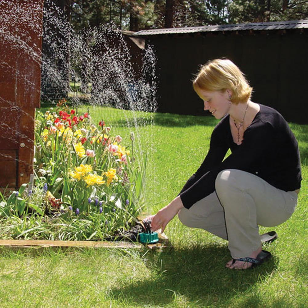Liora | 12-in-1 garden watering system with 360° rotating sprinkler