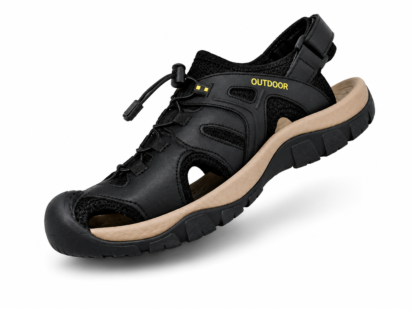 Men's Sport Sandals | Closed Toe, Grip Sole | Outdoor Hiking
