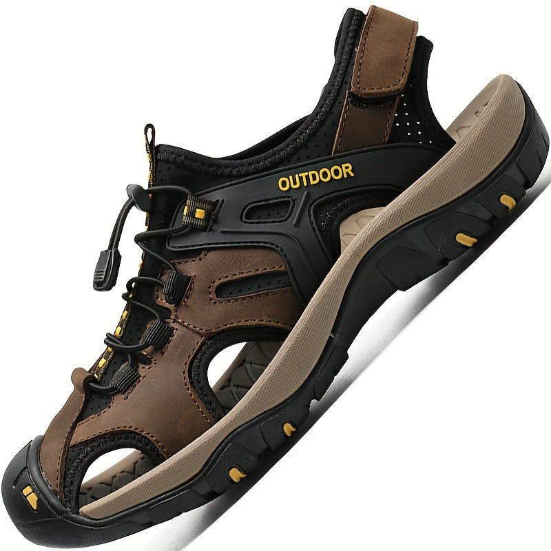 Men's Sport Sandals | Closed Toe, Grip Sole | Outdoor Hiking