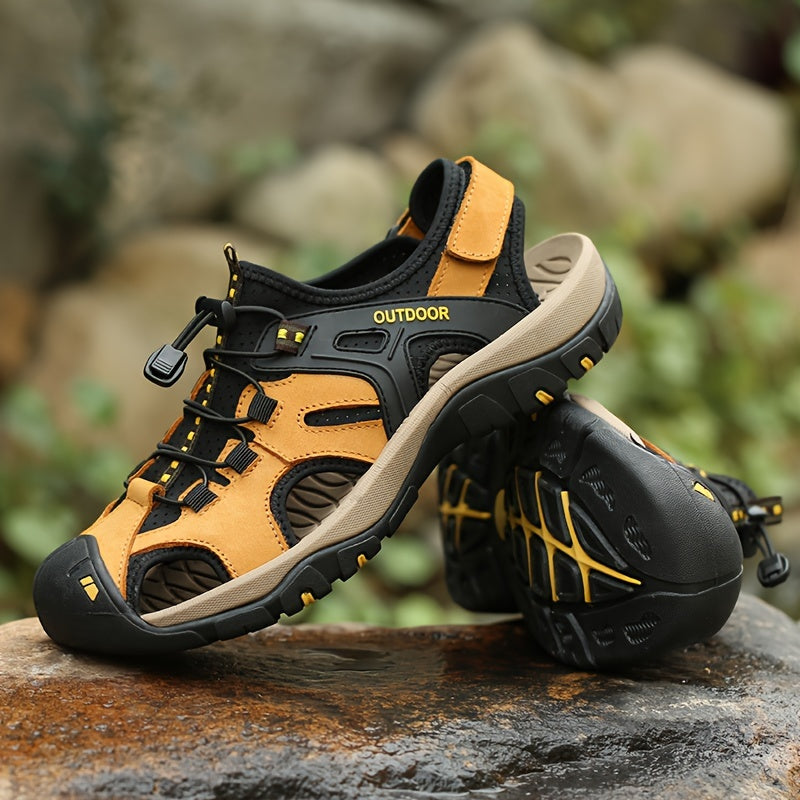 Men's Sport Sandals | Closed Toe, Grip Sole | Outdoor Hiking