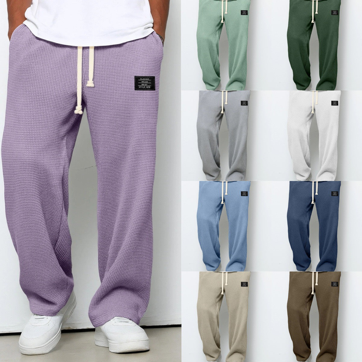 Relaxed Pants | Adjustable Waist, Breathable | Everyday Comfort