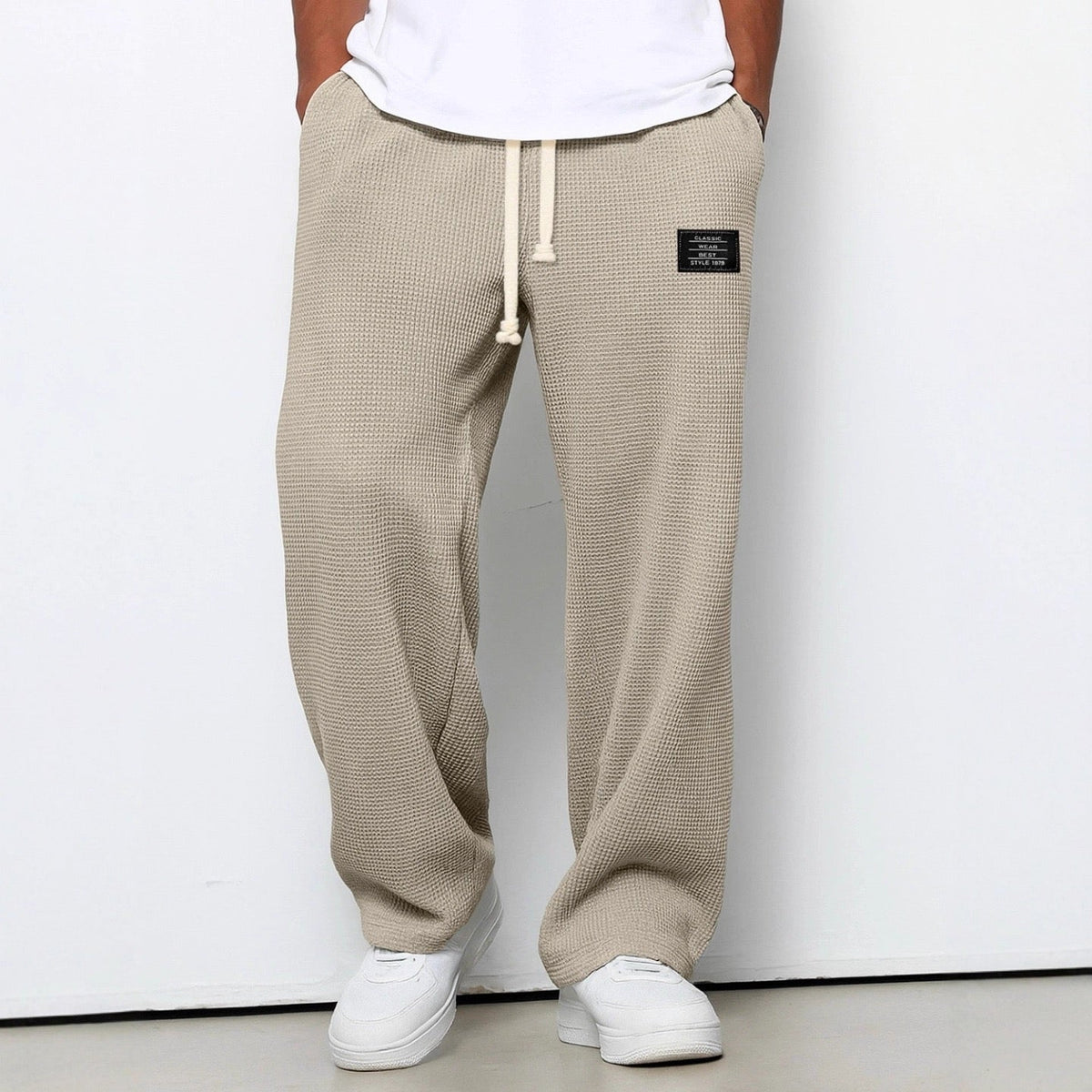Relaxed Pants | Adjustable Waist, Breathable | Everyday Comfort