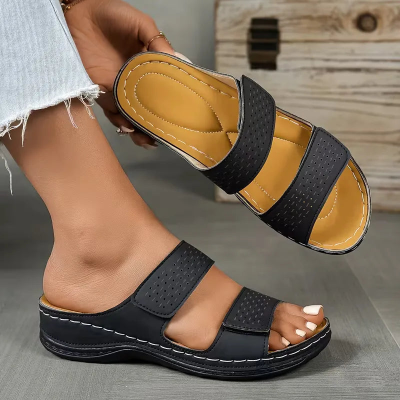 Women's Orthopedic Sandals | Dual Band, Cushioned Sole | Lightweight Support