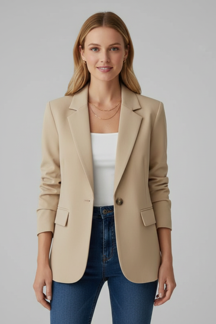 Women's Blazer | Tailored Notched Lapel | Professional