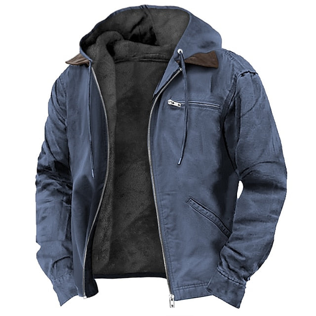 Men's Rain Jacket | Waterproof Breathable | Brown, Army Green, Blue, Gray
