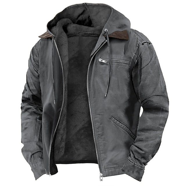 Men's Rain Jacket | Waterproof Breathable | Brown, Army Green, Blue, Gray