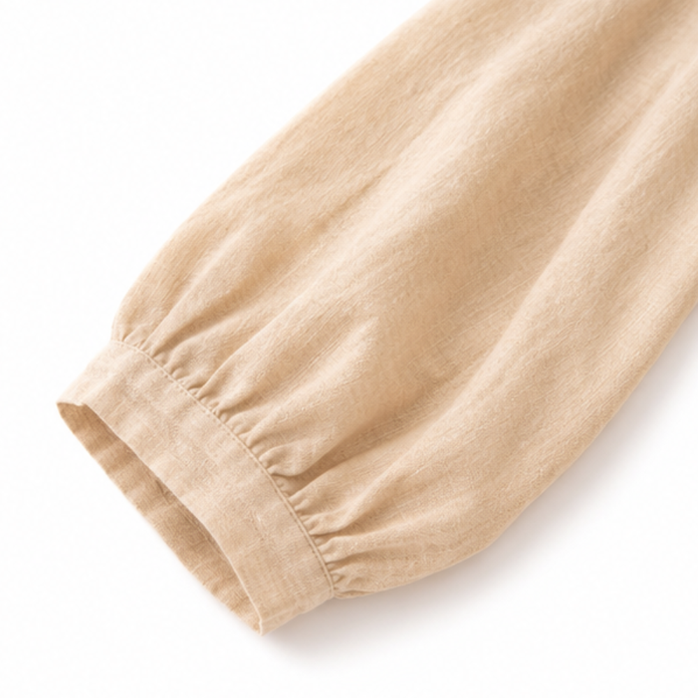 Women's Short Sleeve Shirt | Airy Viscose, Embroidered Detail | Summer