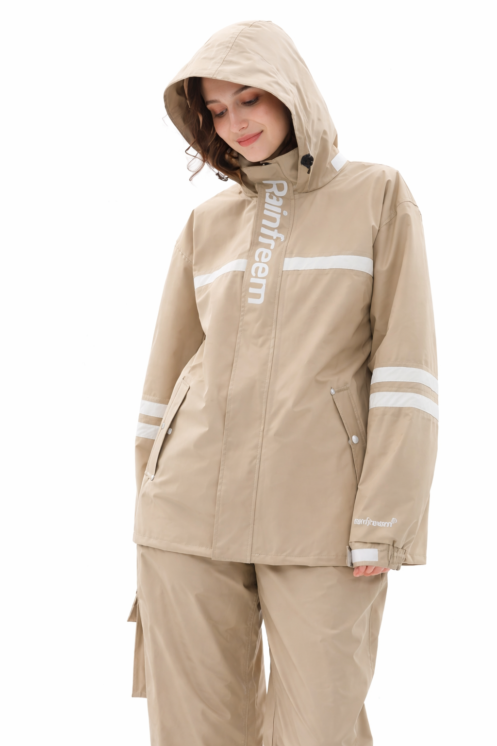 Women's Rain Pants | Waterproof, Hooded Set | Lightweight