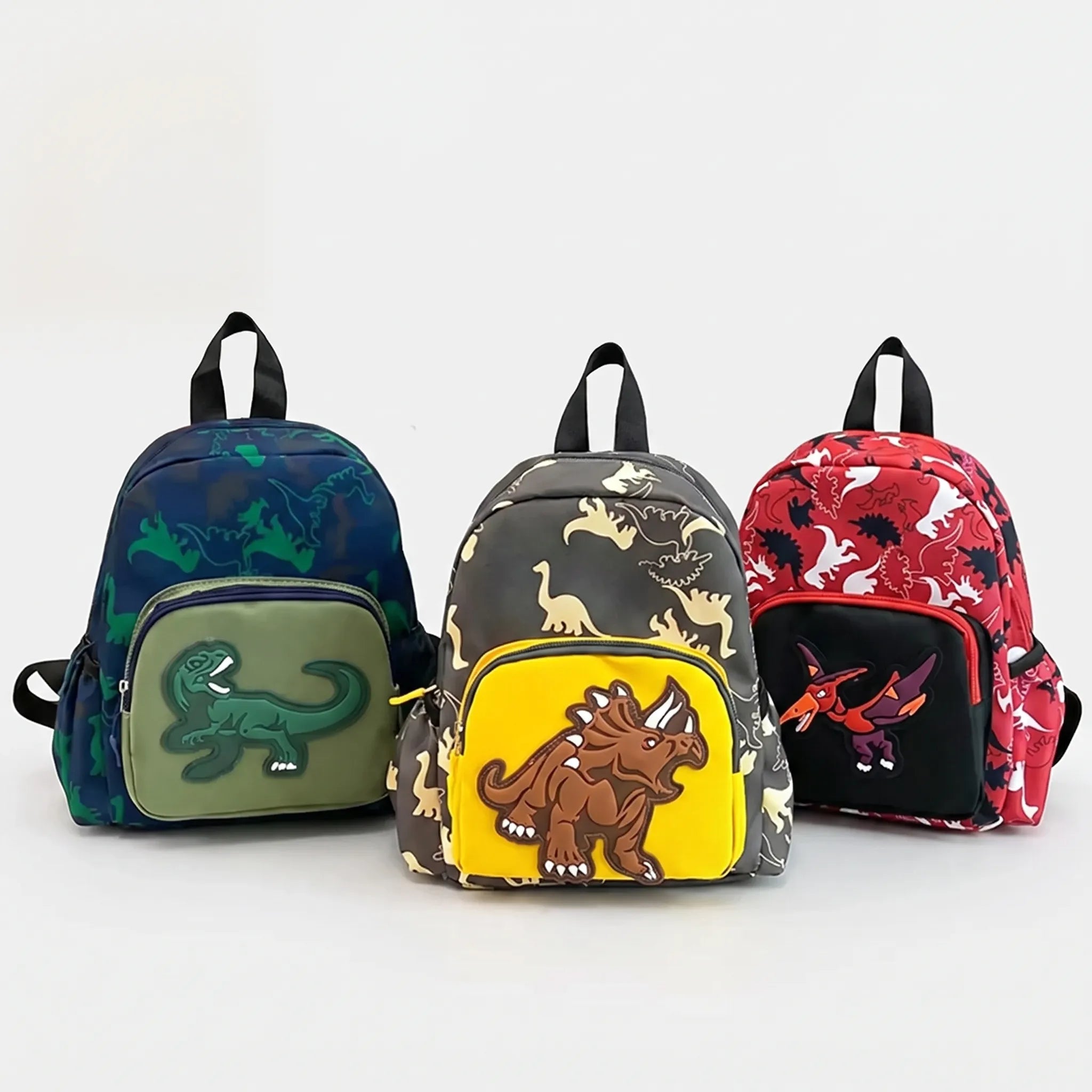 Kids Schoolbag | Dinosaur Cartoon Print, Compact Design