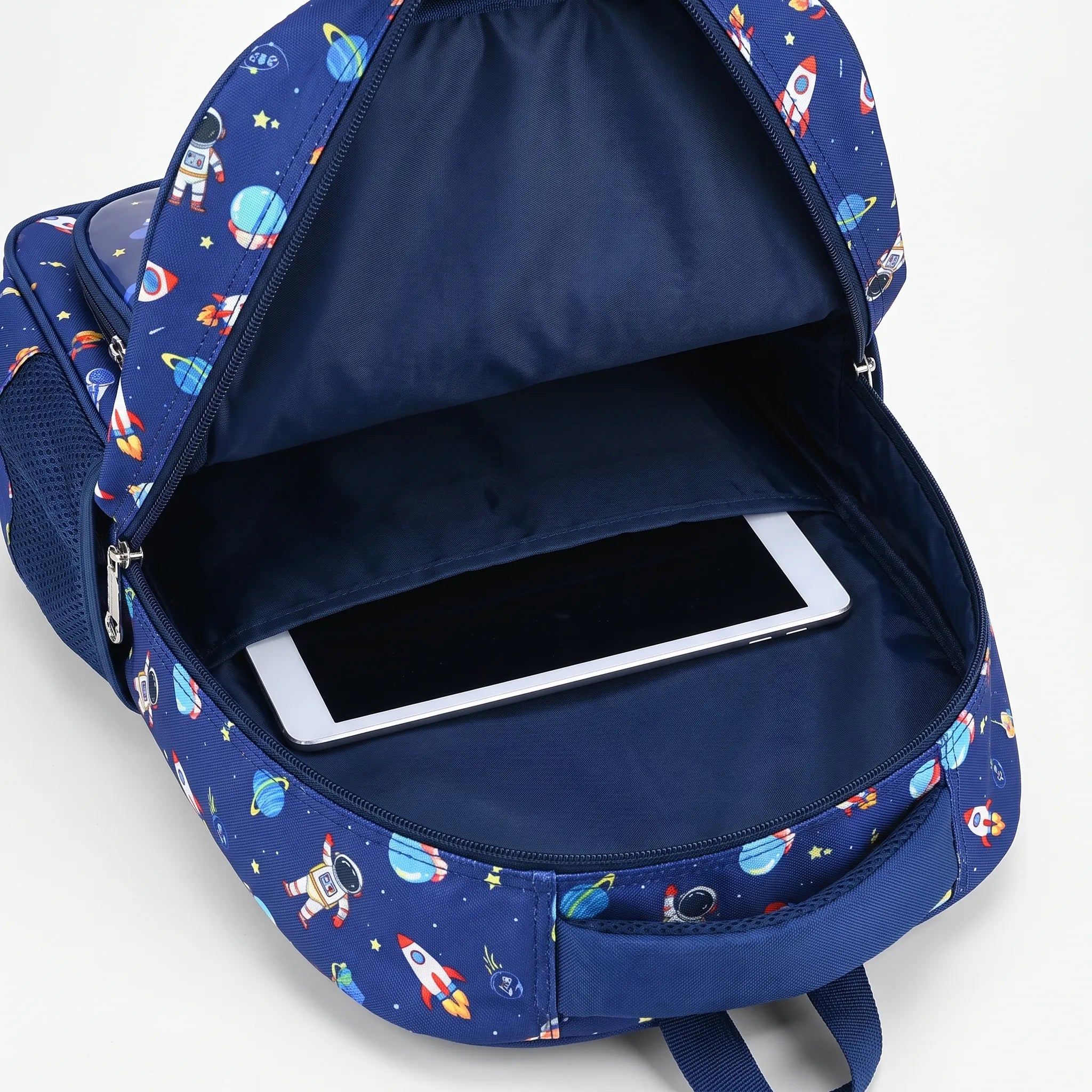 School Backpack | 3D Space Design, 20-35L | Kids Rucksack