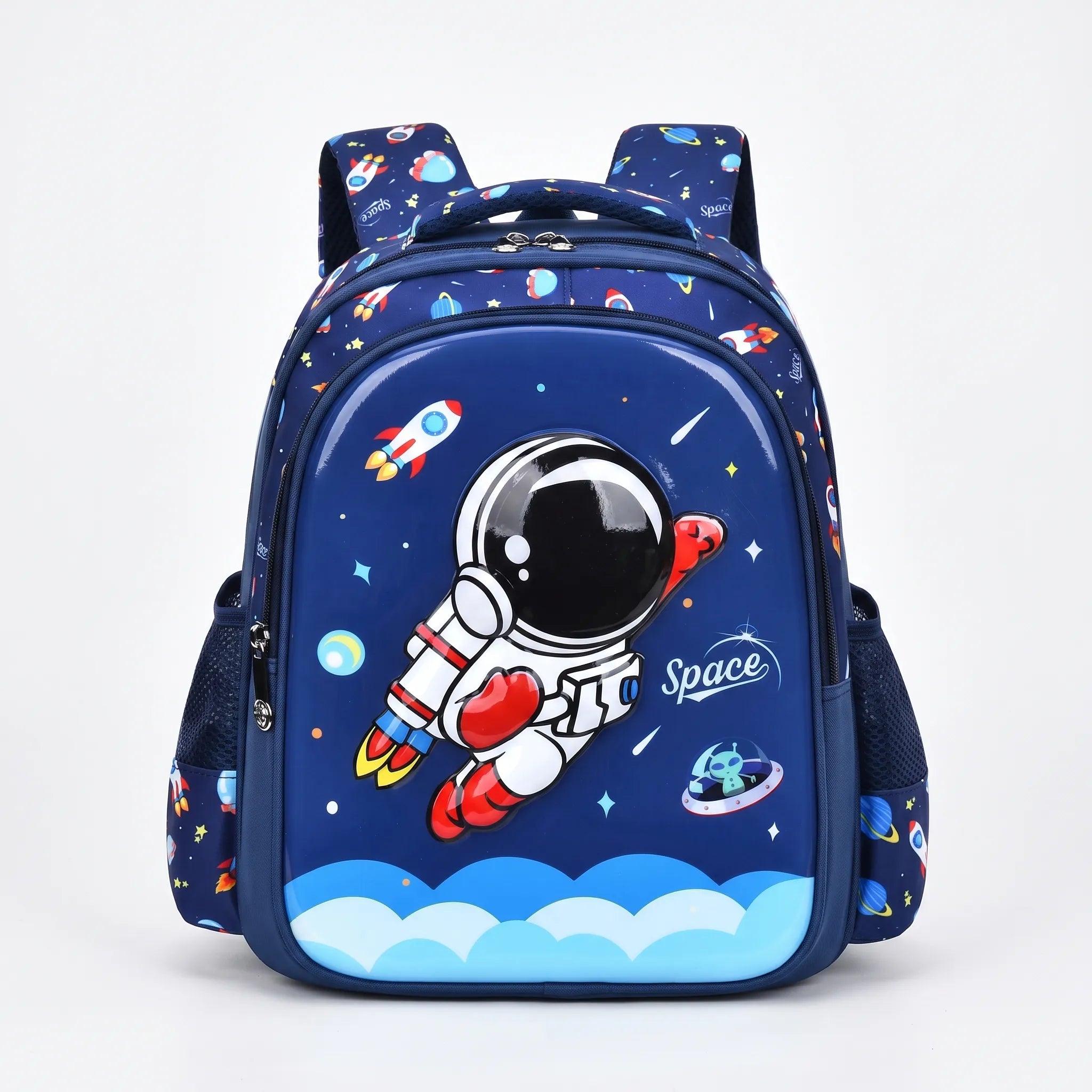 School Backpack | 3D Space Design, 20-35L | Kids Rucksack