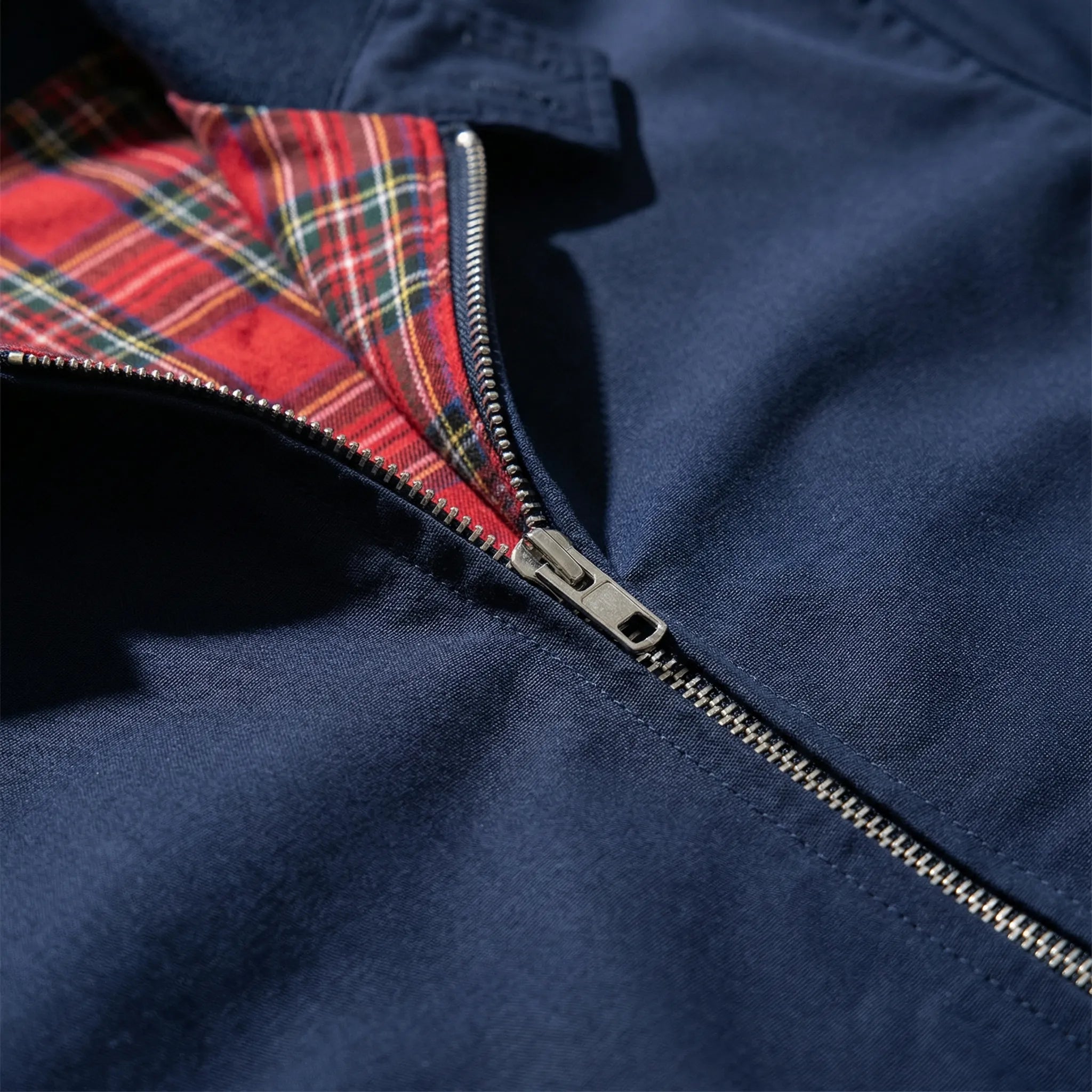 Men's Harrington Jacket | Classic Cut, Checked Lining