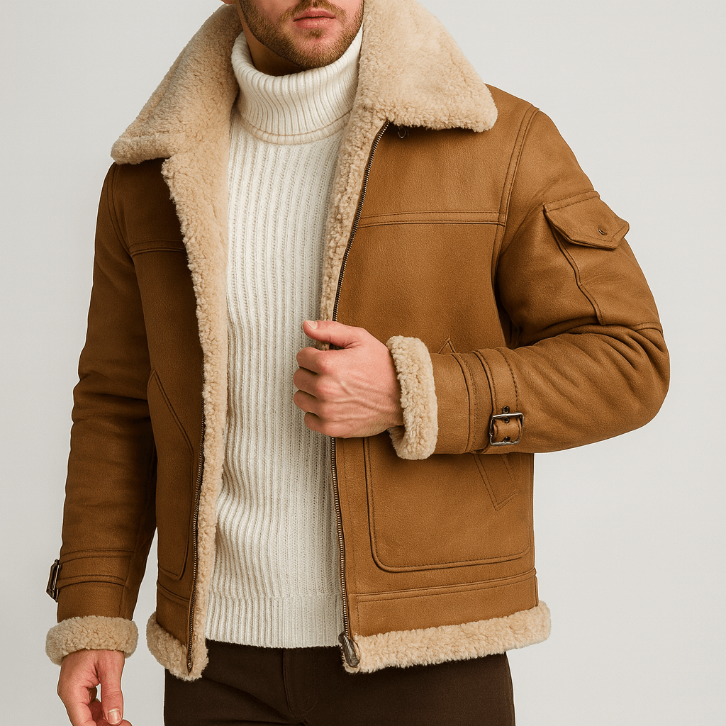 Women camel jacket with front pockets, spring autumn outerwear
