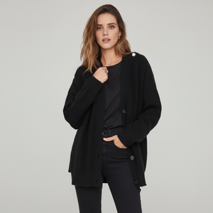 Women's Cardigan | V-Neck, Relaxed Fit | Warm Knit