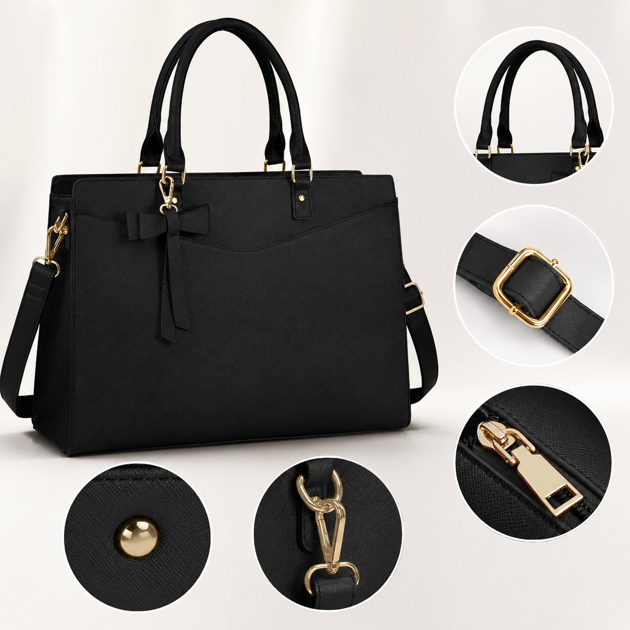 Laptop Bag for Women | Waterproof, Multi-Pocket Organizer