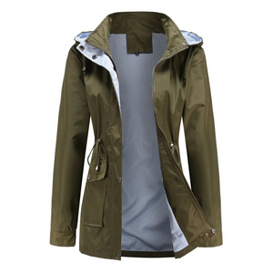 Waterproof Trench Coat | Detachable Hood, All-Weather Protection