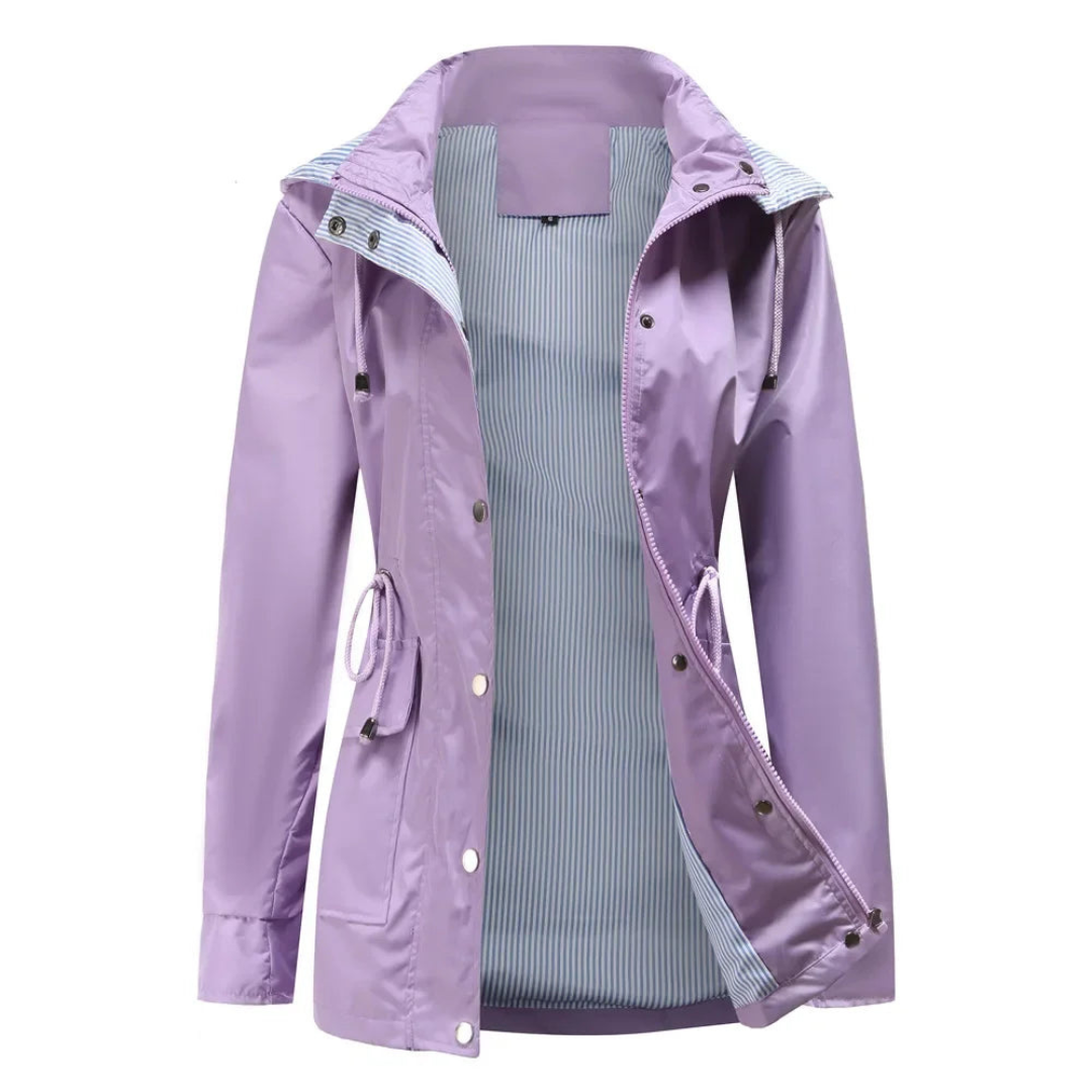 Waterproof Trench Coat | Detachable Hood, All-Weather Protection