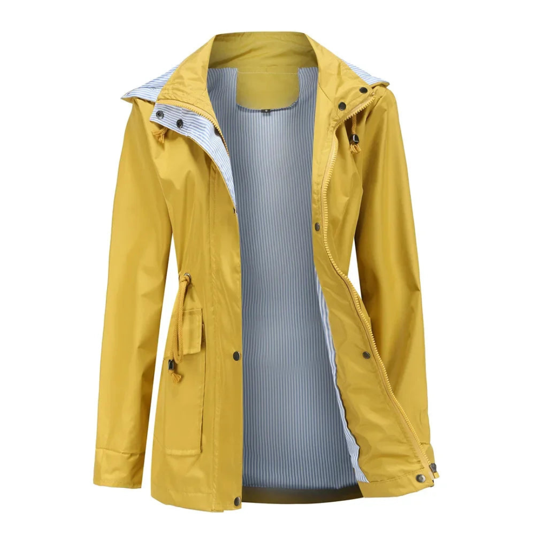 Waterproof Trench Coat | Detachable Hood, All-Weather Protection