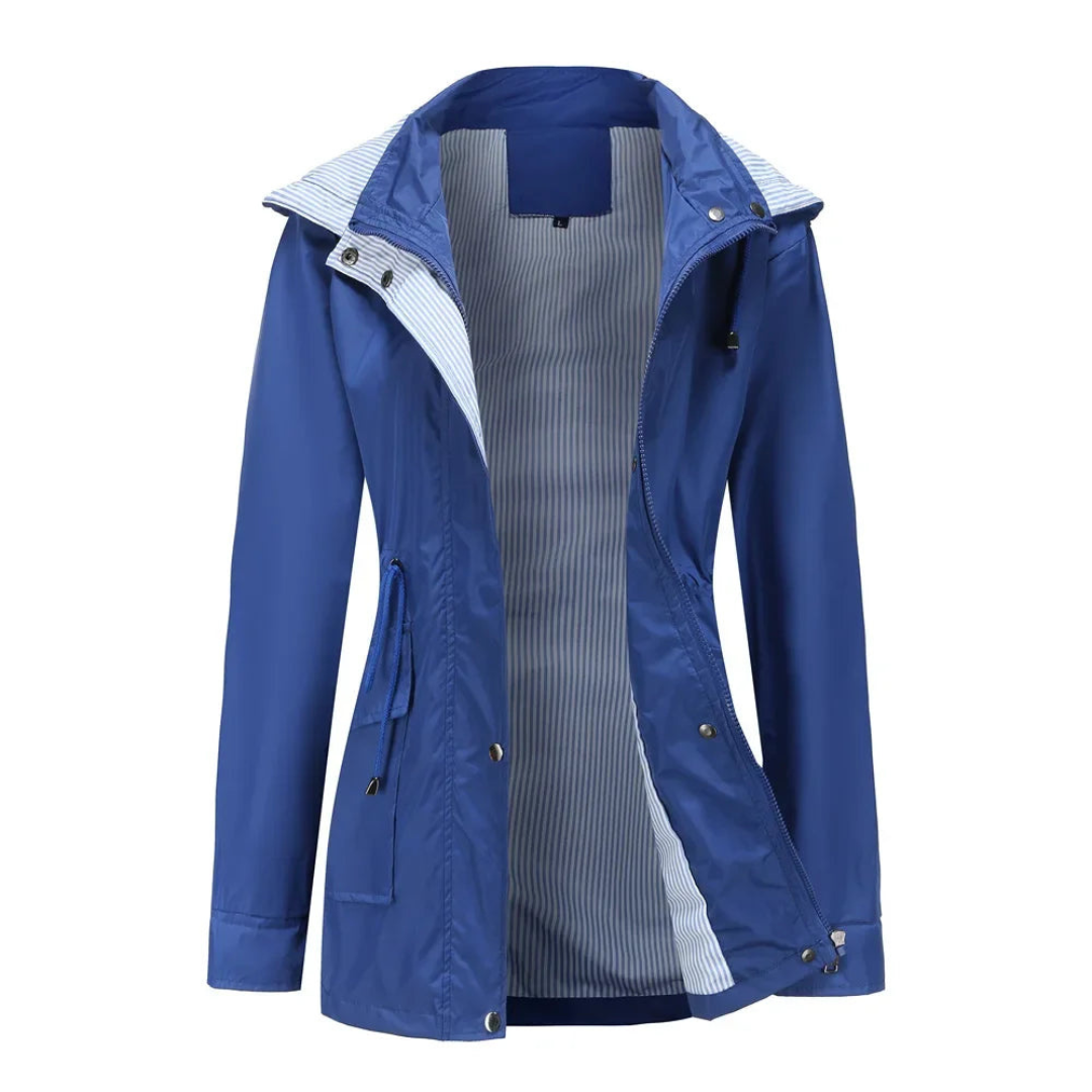 Waterproof Trench Coat | Detachable Hood, All-Weather Protection