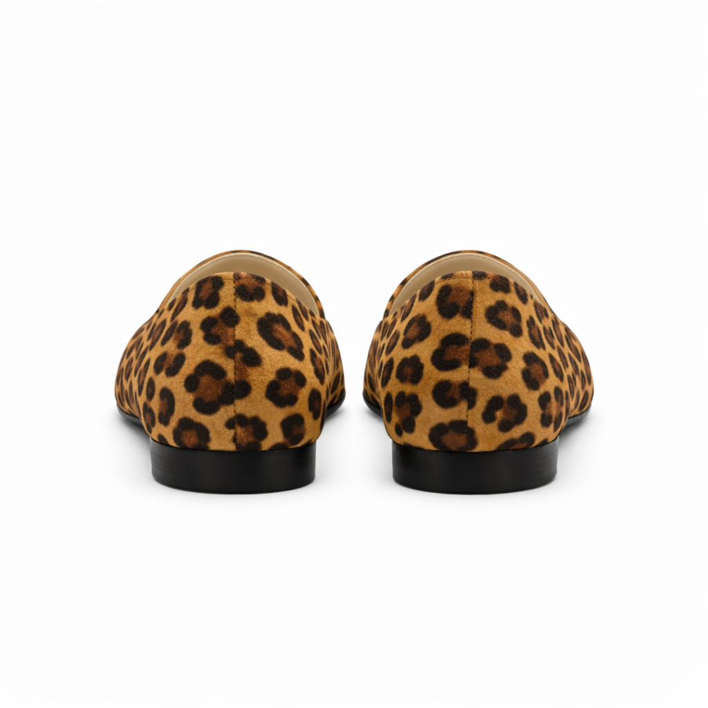 Women's Ballerina Flats | Leopard Print, Pointed Toe | Slip On Comfort