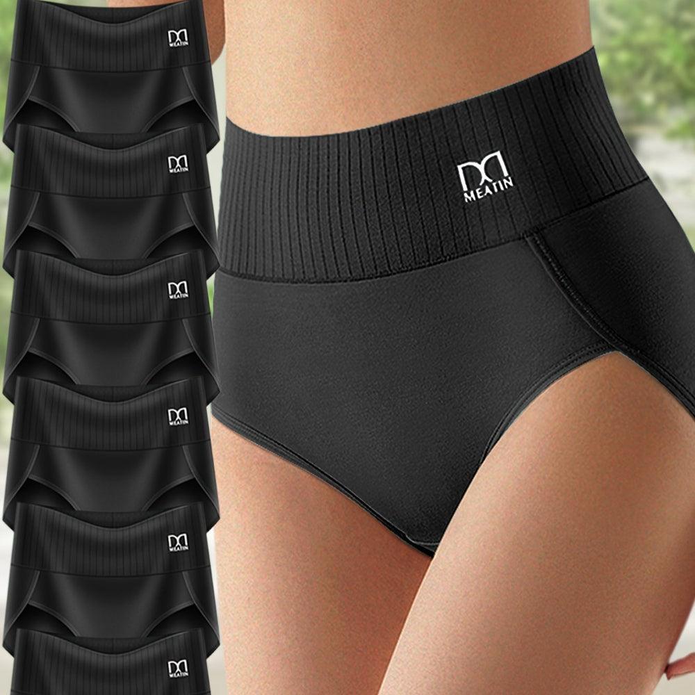 Women's Cotton Briefs 6 Pack | High Waisted, Soft | Daily Comfort
