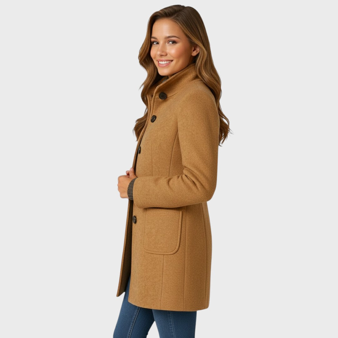Women's Jacket | Fitted, Button-Front | Spring & Autumn