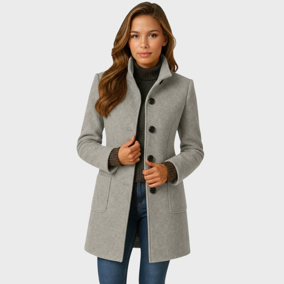 Women's Jacket | Fitted, Button-Front | Spring & Autumn
